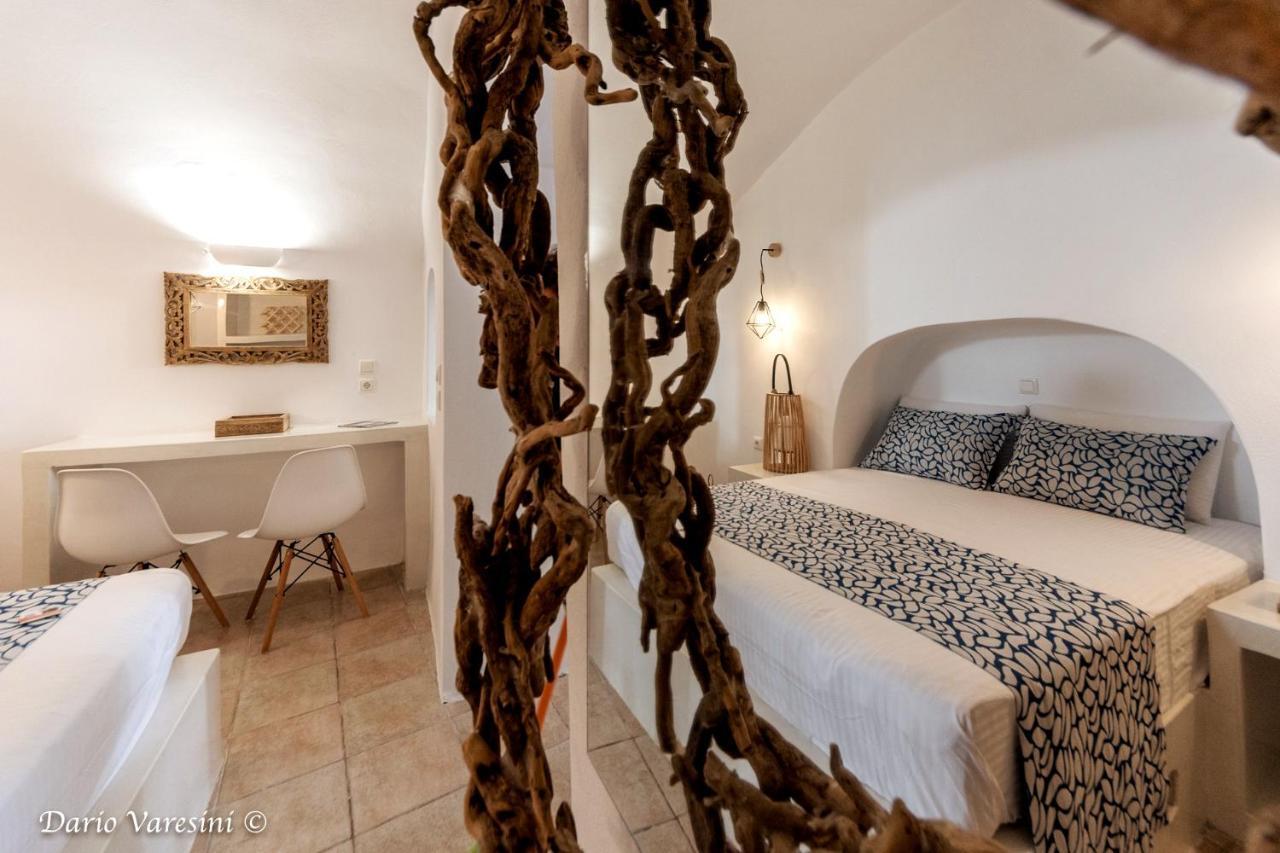 Santorinian Lava House Villa Pýrgos Buitenkant foto